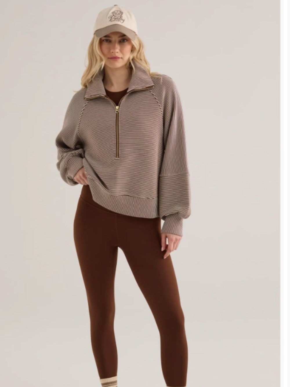 Varley Milano Half-Zip Sweatshirt-M